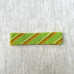 Handmade bracelet by the Wayuu Indigenous People of Colombia